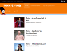 Tablet Screenshot of londonisfunny.com